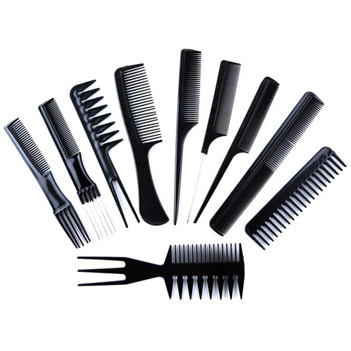 Σετ χτενών 10PCS Professional Hairbrush