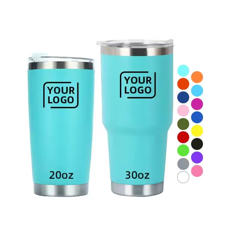 20oz 30oz Διπλό τοίχο Μονωμένο κούπα καφέ ταξιδιού