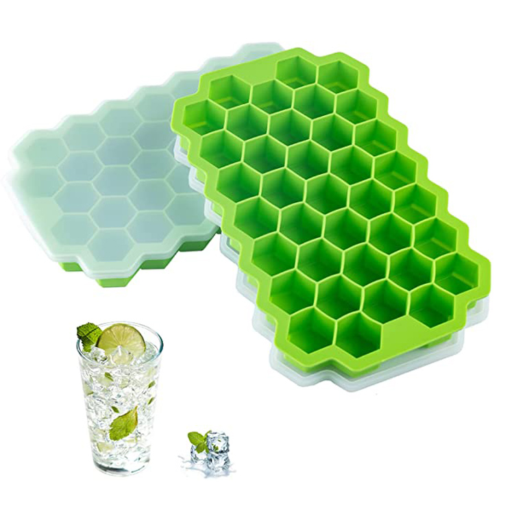 37 Cavities Silicone Honeycomb Ice Cube Maker