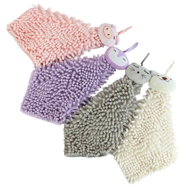Cartoon Cute Animal Water Dassbent Chenille Pun