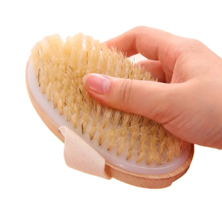 Φτηνές τιμή Νέο σχεδιασμό Soft Bristle Ξύλινη βούρτσα σώματος