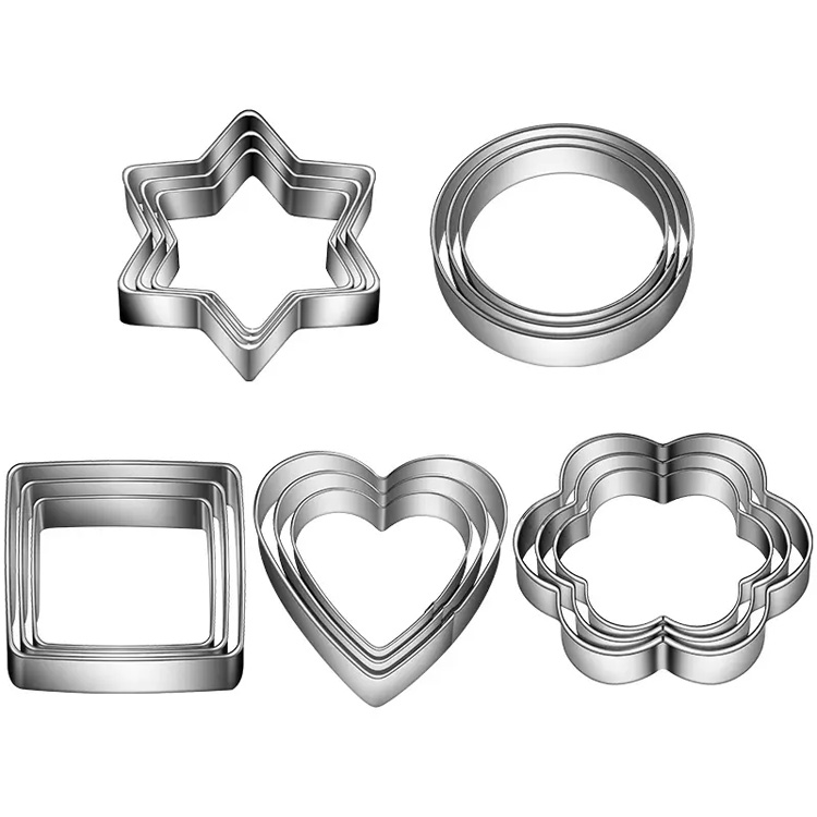 Cookie Cutters Σχήματα ψησίματος μπισκότων μπισκότων
