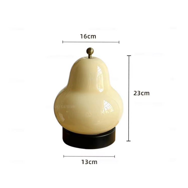 Επιτραπέζιο φωτιστικό Creative Dimmable Cute Διακοσμητικό Ασύρματο Αχλάδι