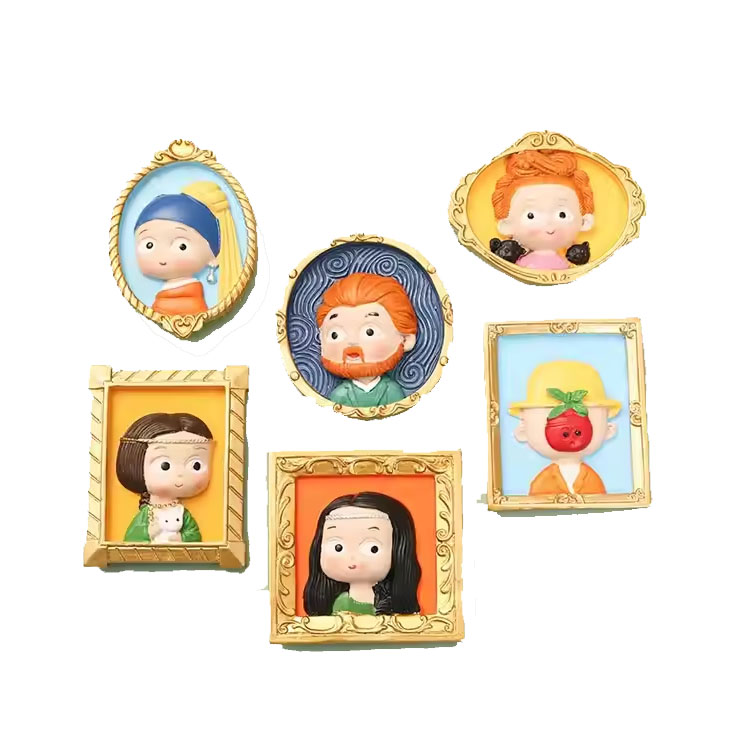 Προσαρμοσμένα Κεραμικά Προεδρικά Δώρα Μαγνήτες Ψυγείου Χαριτωμένο