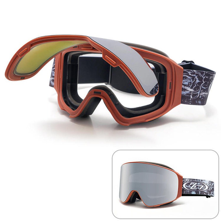 Προσαρμοσμένα γυαλιά Snowboard Unisex Dustproof UV400
