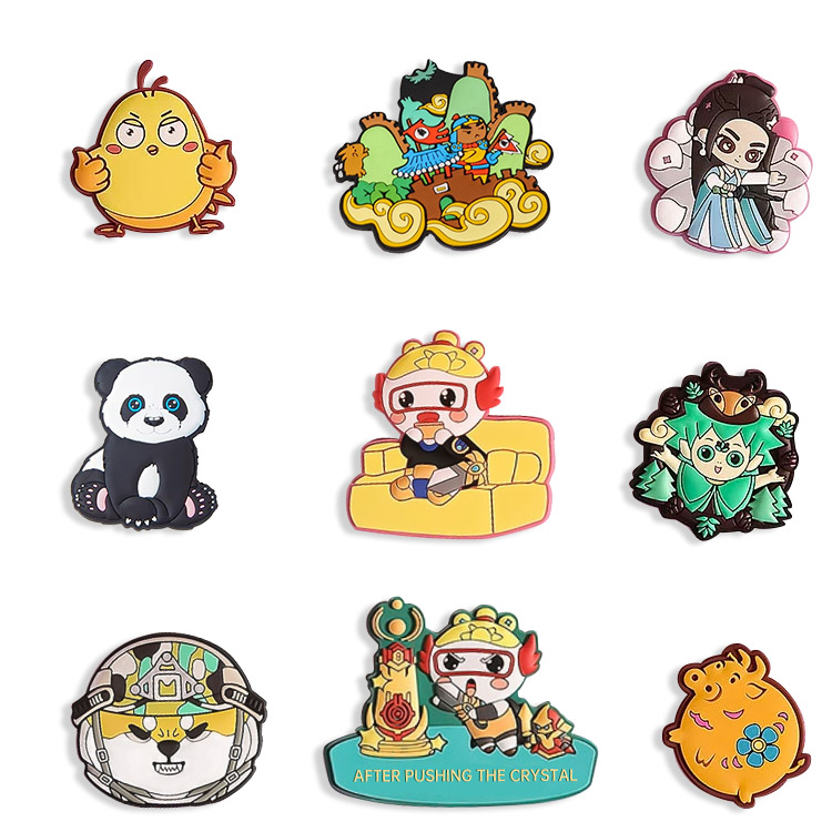 Διακόσμηση Προσαρμοσμένη επιλογή λογότυπου Διαθέσιμοι μαγνήτες ψυγείου PVC