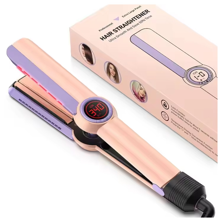 Υψηλής απόδοσης Ισιωτικό μαλλιών Φαρδιές πλάκες Επίπεδο σίδερο