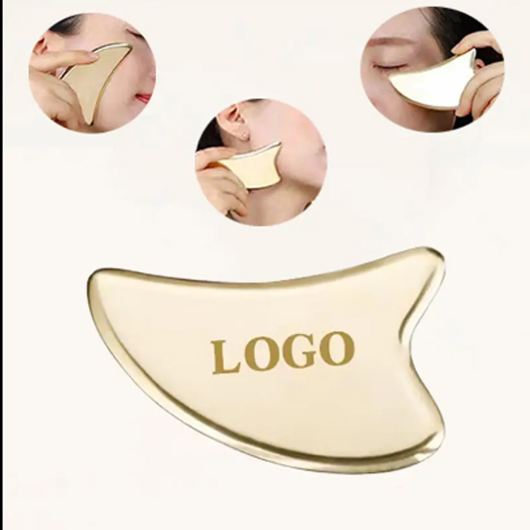 Jade Face Massager Heart σε σχήμα μασάζ πρόσωπο gua sha