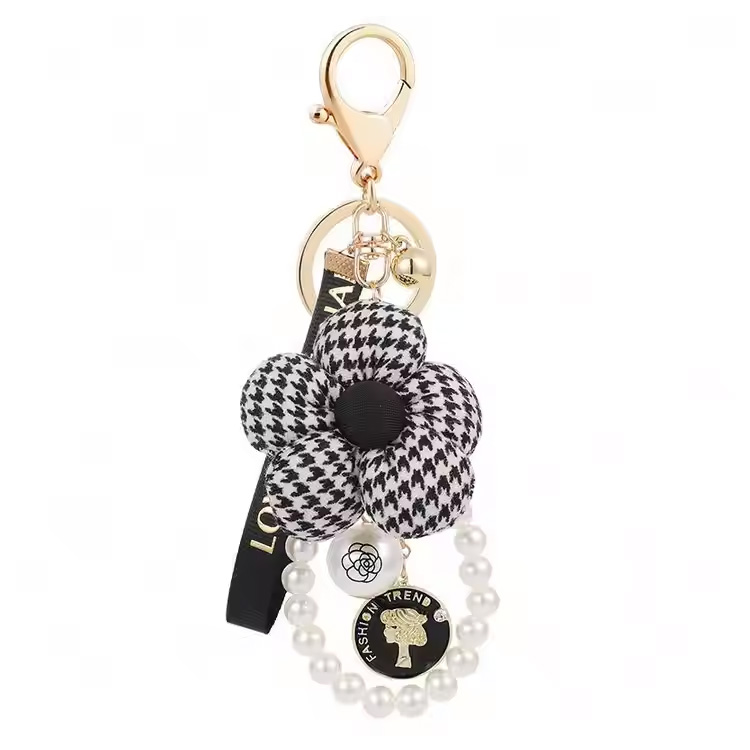 Η χαριτωμένη μόδα λουλουδιών της Lady Flower Fashing Key Chain Key Ring
