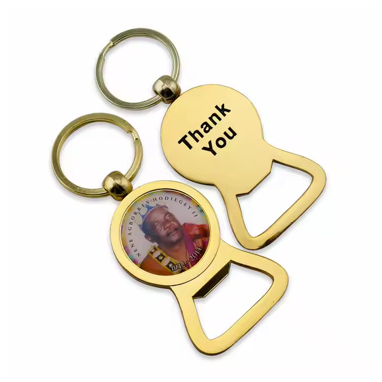 Λογότυπο Metal Custom Keyholder Key Ring Beer Key Chain