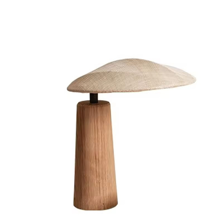 Πολυτελής διακόσμηση ξενοδοχείου Creative Wood Modern Art Επιτραπέζιο φωτιστικό