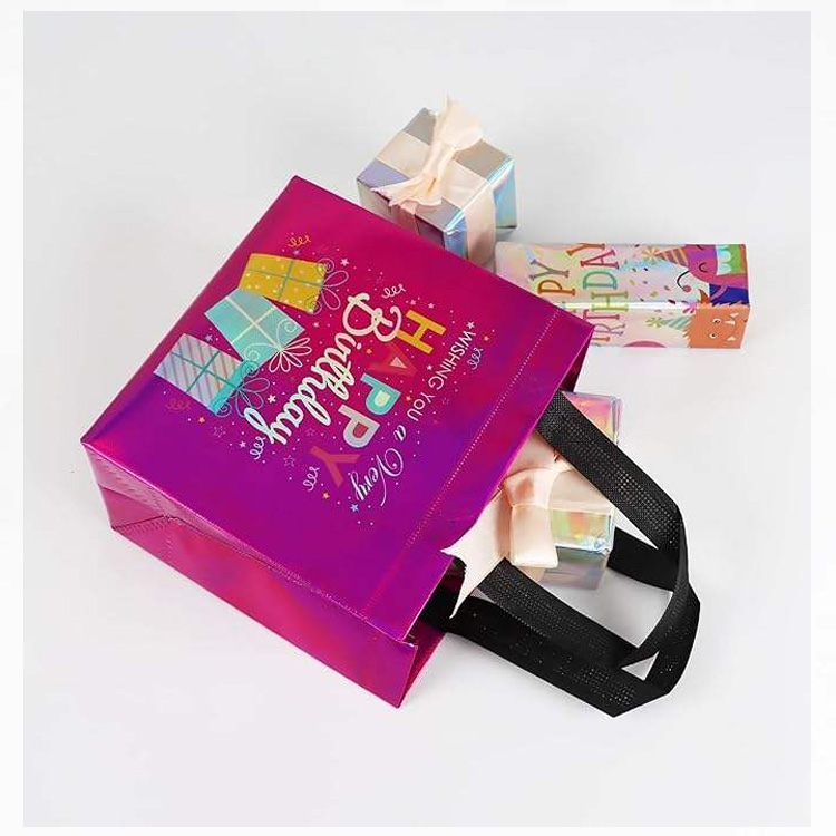 Τσάντες γενεθλίων πολλαπλών μεγεθών, χρωματικά συντονισμένα, μη υφαντά