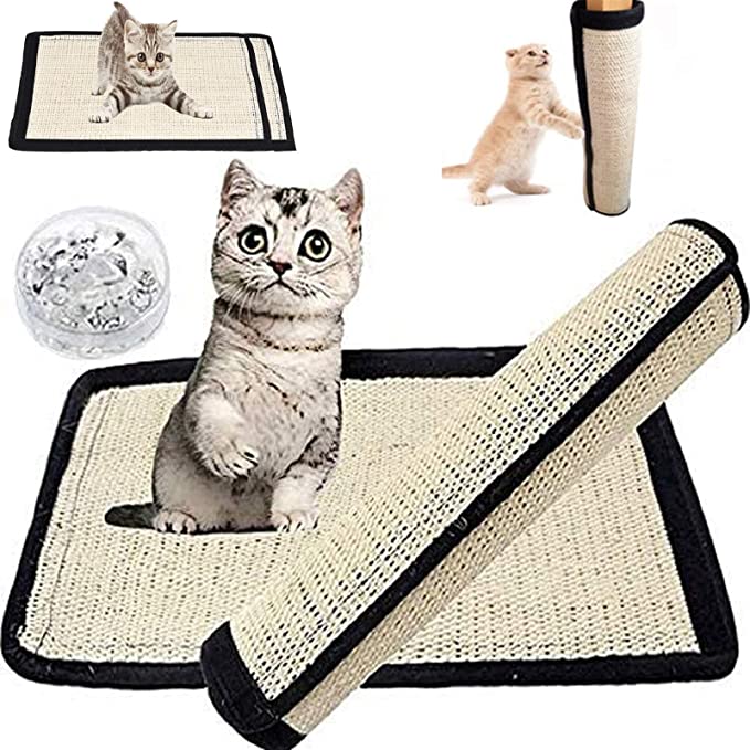 Φυσικό μαξιλάρι ξύλου δαπέδου Rug Sisal Cat Scratch Mat