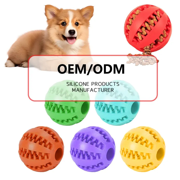 OEM/ODM ανθεκτική καυτή πώληση Custom Rubber Pet Chew Toys