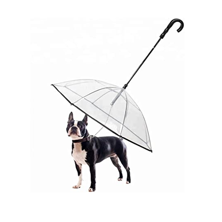 Puppy Raincoat Transparent Pet Dog Ομπρέλα με Leah Holder