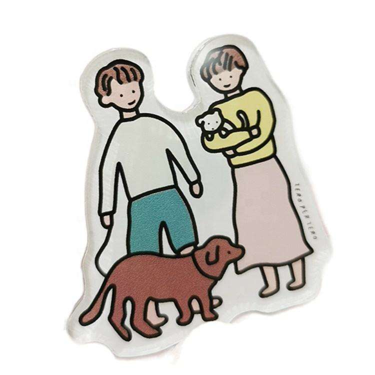 Διαφάνεια Δημιουργικά Ακρυλικά Μαγνητικά Αυτοκόλλητα Ψυγείου