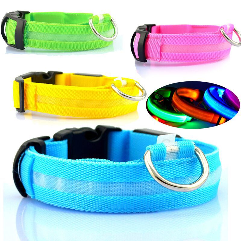 USB επαναφορτιζόμενο Light Up Glowing Luminous LED Dog Collar