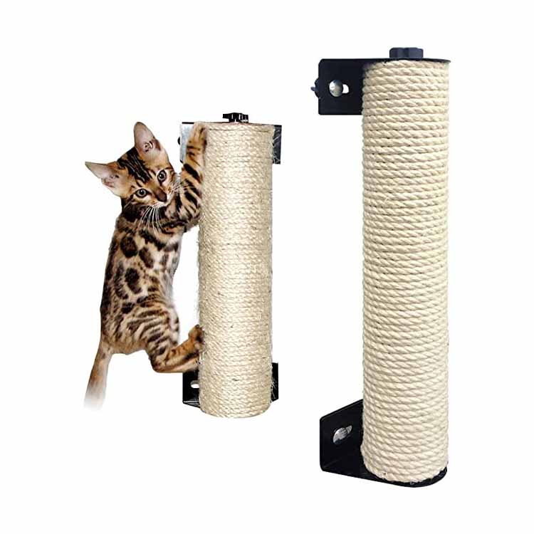 Wall Mount Sisal Scratching Post Cat Claw Climber